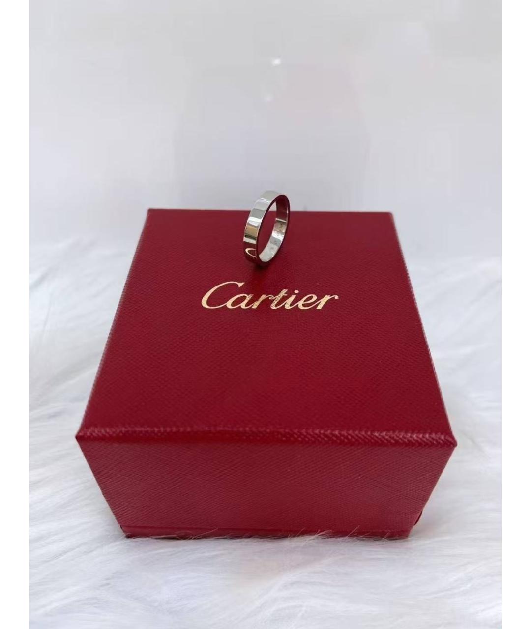 CARTIER Серебряное платиновое кольцо, фото 3