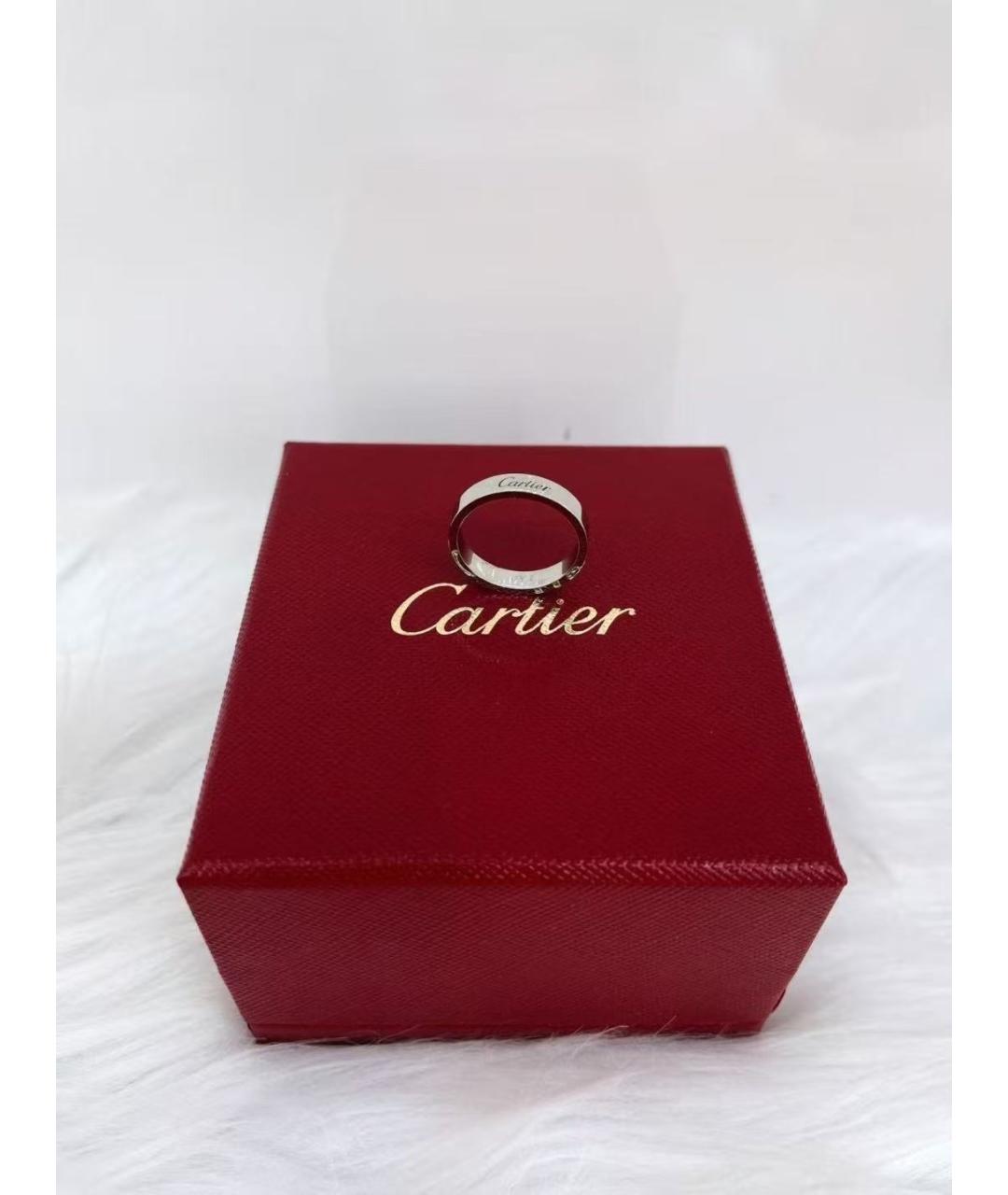 CARTIER Серебряное платиновое кольцо, фото 2