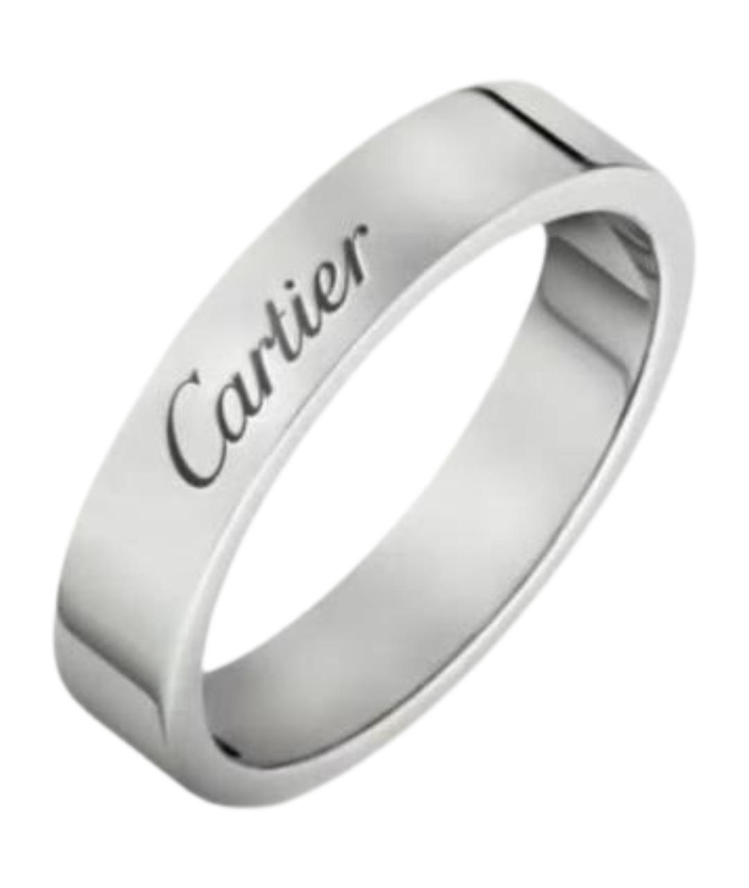 CARTIER Серебряное платиновое кольцо, фото 1