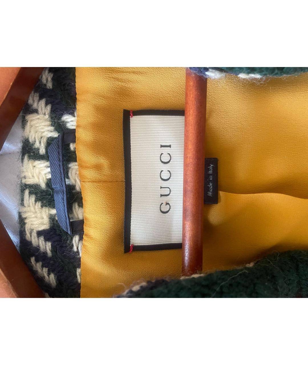 GUCCI Мульти твидовый жакет/пиджак, фото 3