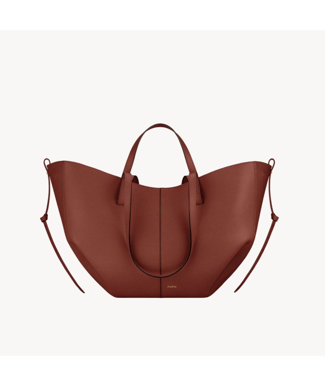 POLENE Кожаная сумка тоут, фото 5