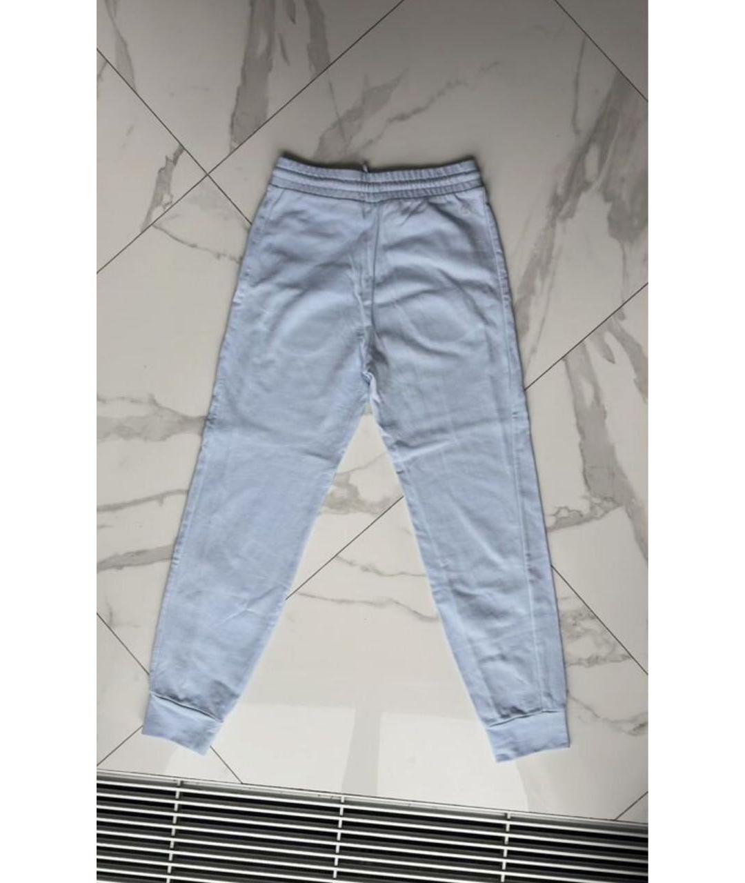 CALVIN KLEIN Голубые хлопковые спортивные брюки и шорты, фото 4