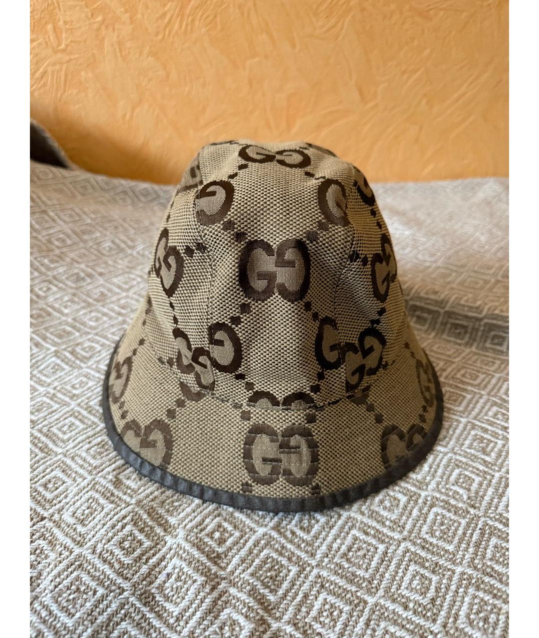 GUCCI Бежевая панама, фото 9