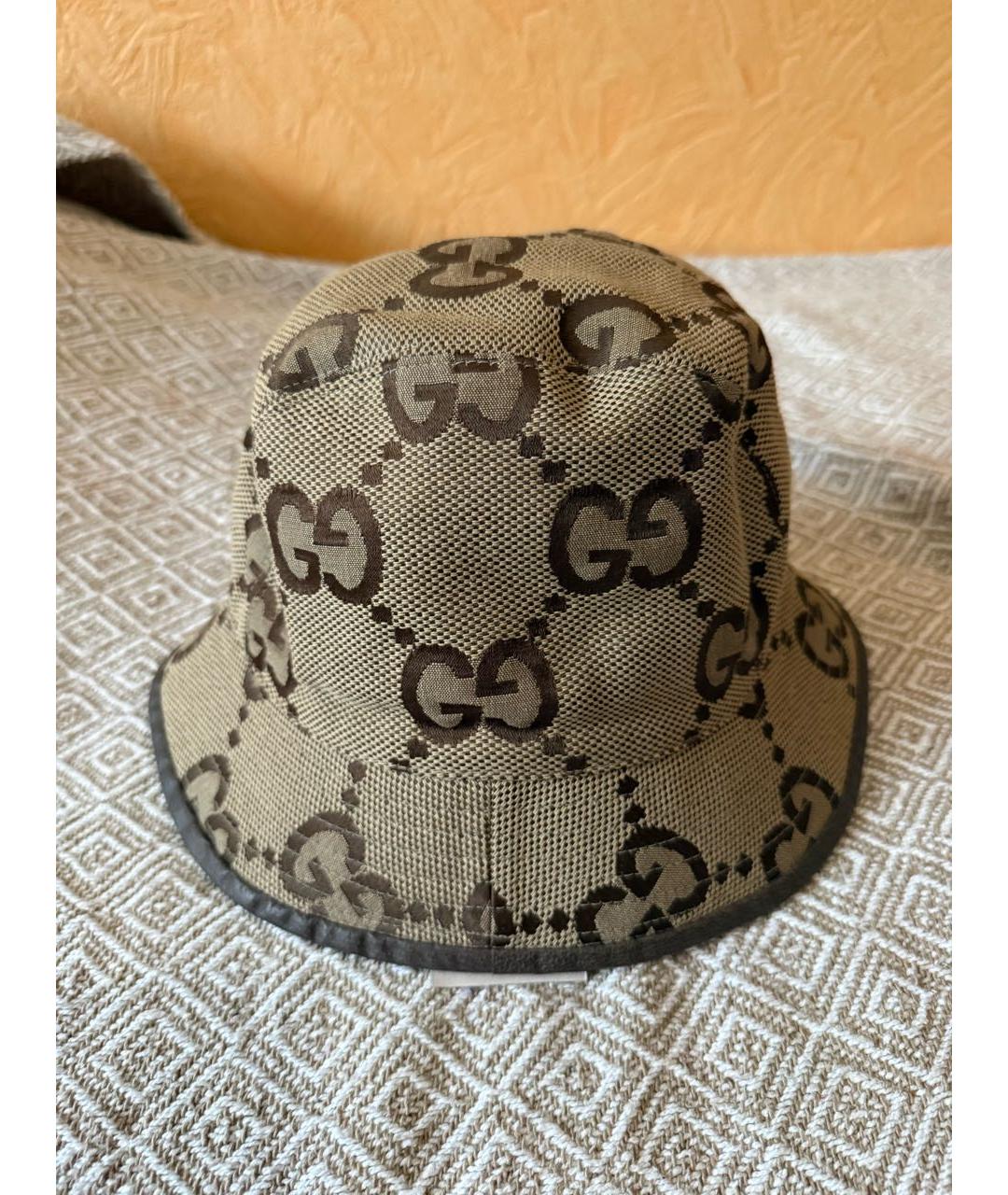 GUCCI Бежевая панама, фото 4