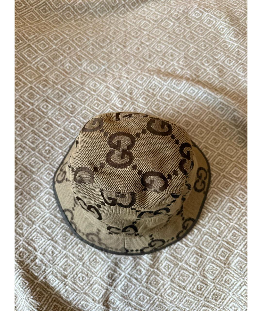 GUCCI Бежевая панама, фото 5
