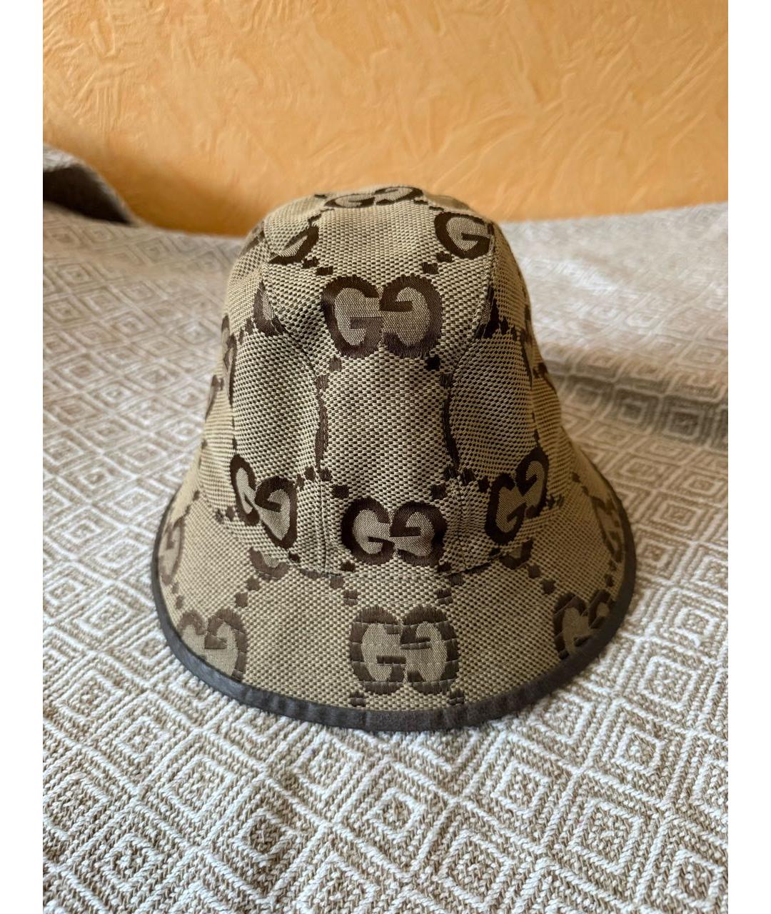 GUCCI Бежевая панама, фото 3