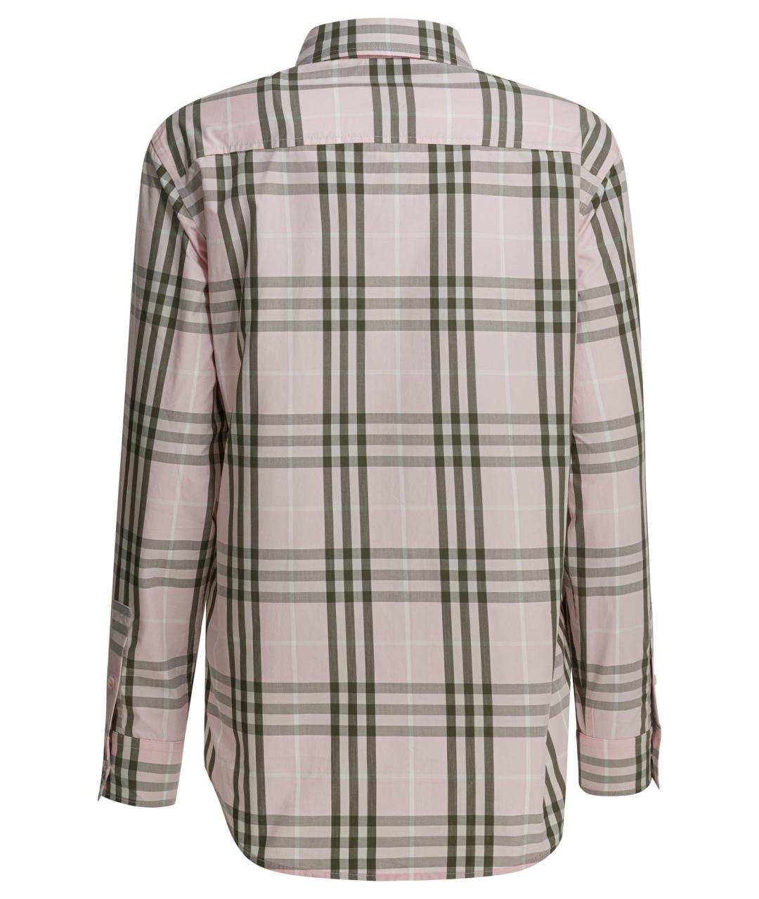 BURBERRY Розовая хлопковая рубашка, фото 2