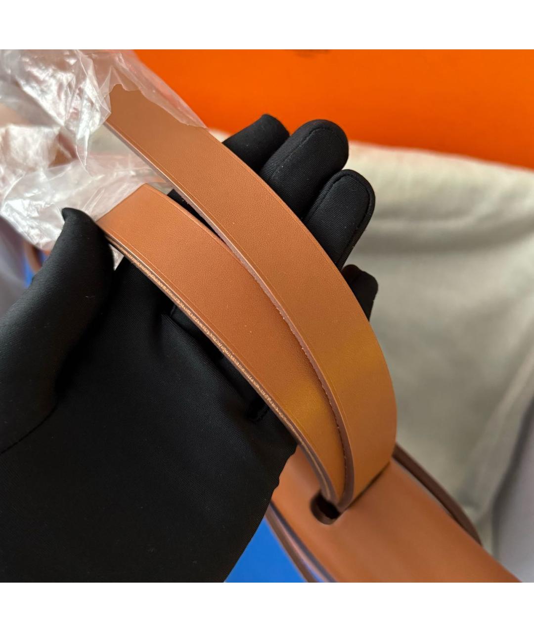 HERMES Синяя сумка с короткими ручками, фото 6