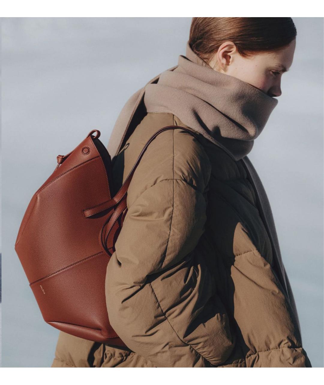 POLENE Кожаная сумка тоут, фото 4