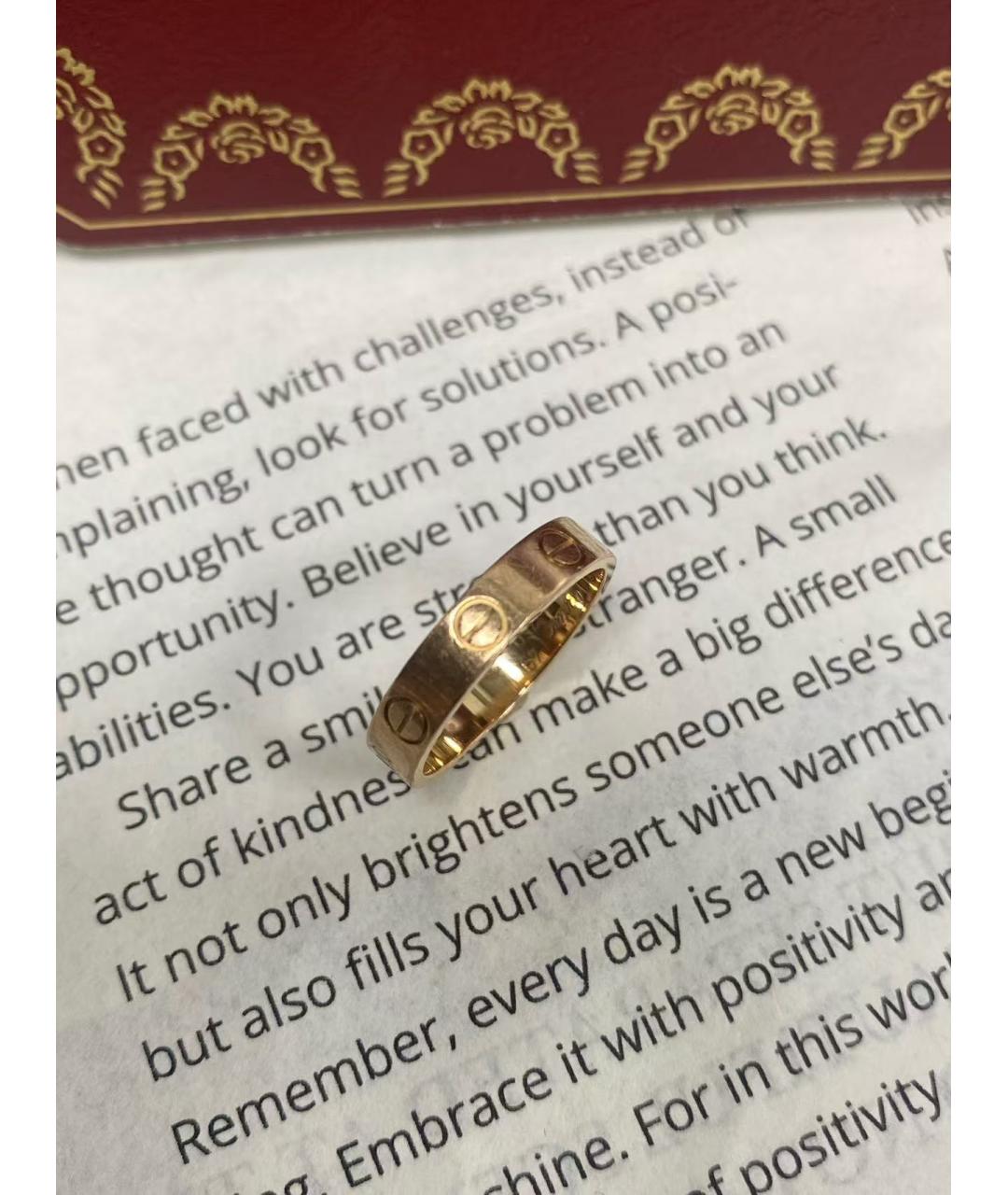 CARTIER Золотое кольцо из розового золота, фото 2