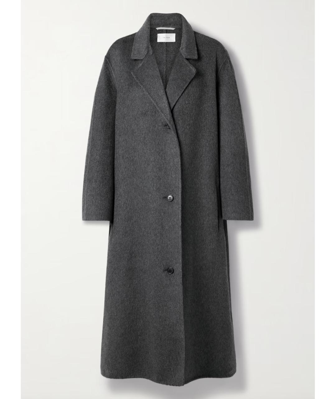 THE ROW Серое кашемировое пальто, фото 4