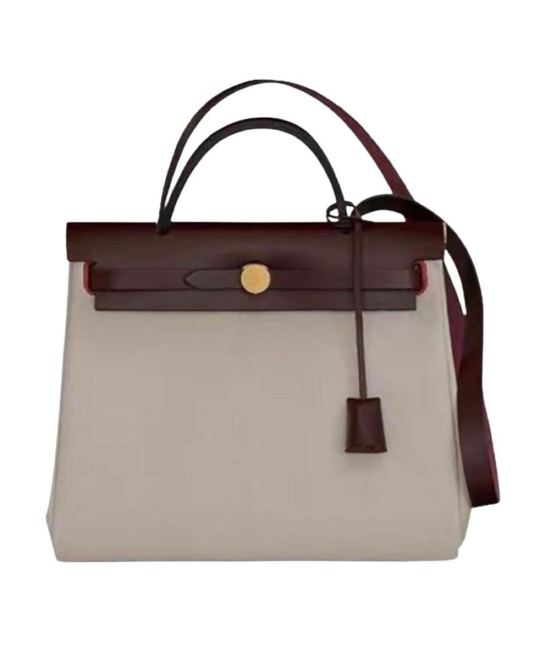 HERMES Серая сумка с короткими ручками, фото 1