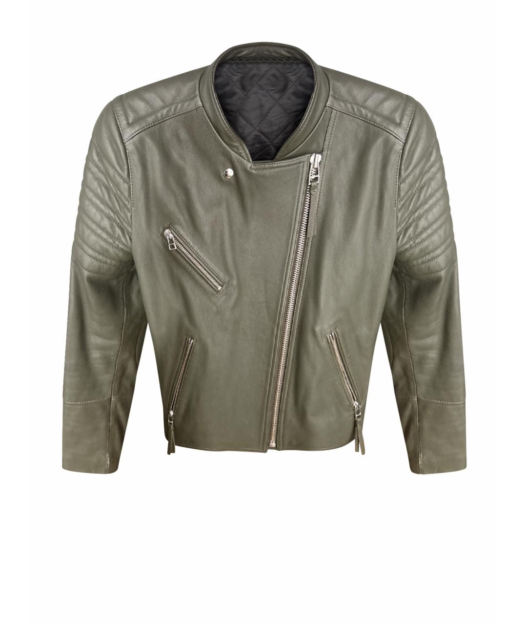 BY MALENE BIRGER Хаки кожаная куртка, фото 1