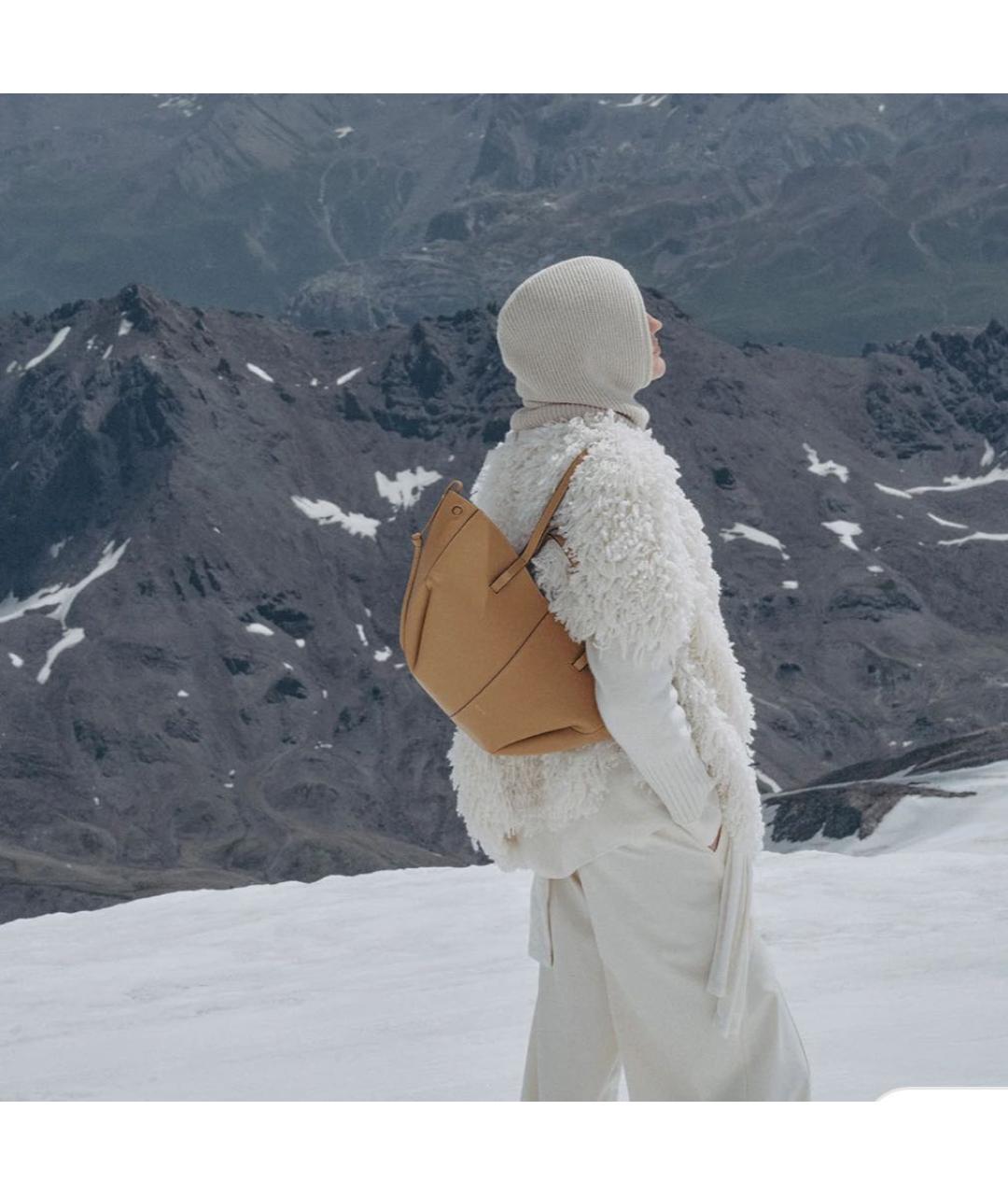 POLENE Кожаная сумка тоут, фото 3