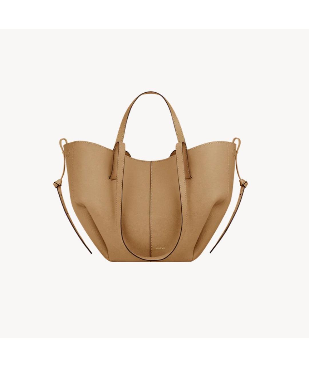 POLENE Кожаная сумка тоут, фото 5