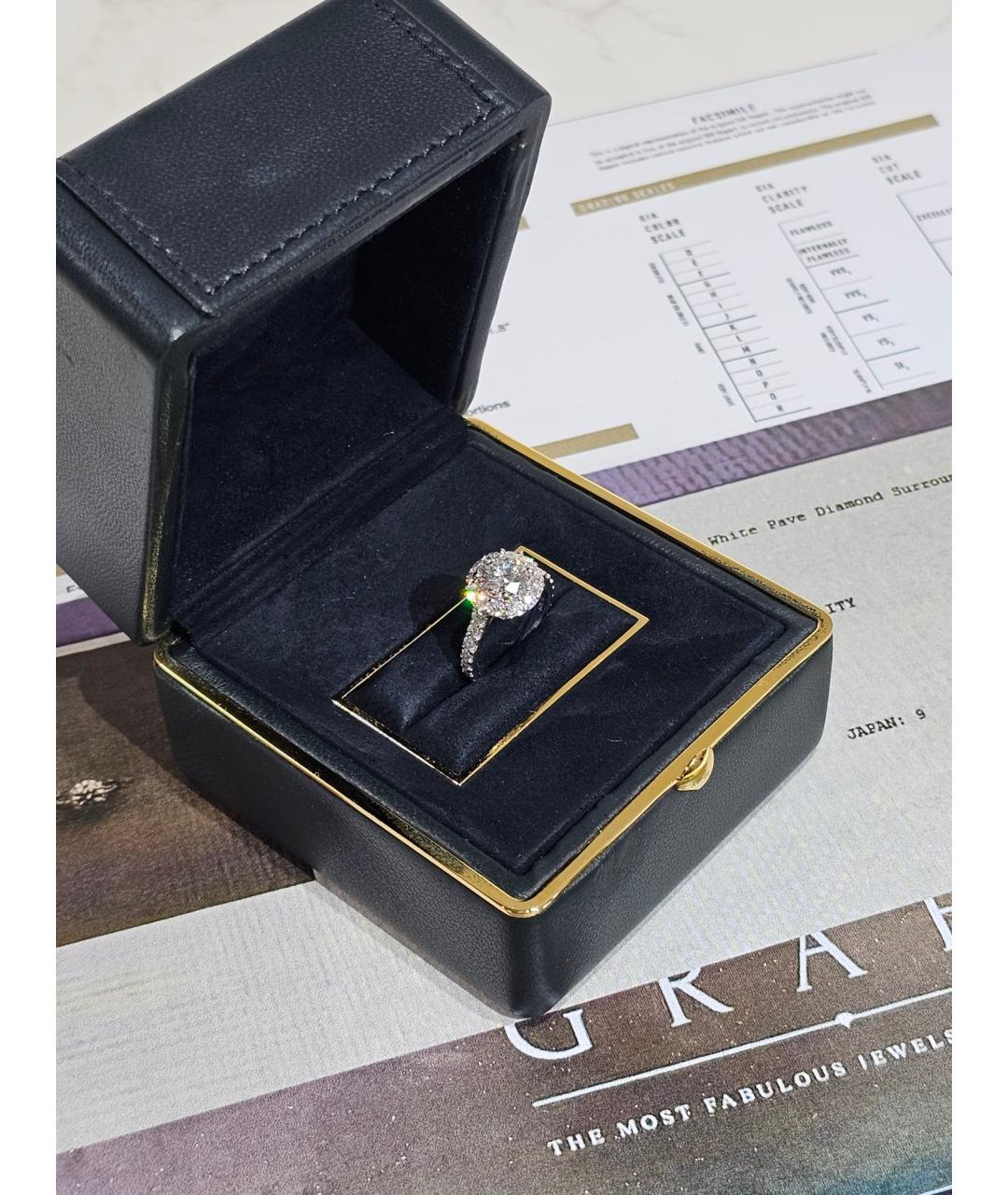 GRAFF Серебряное кольцо из белого золота, фото 2