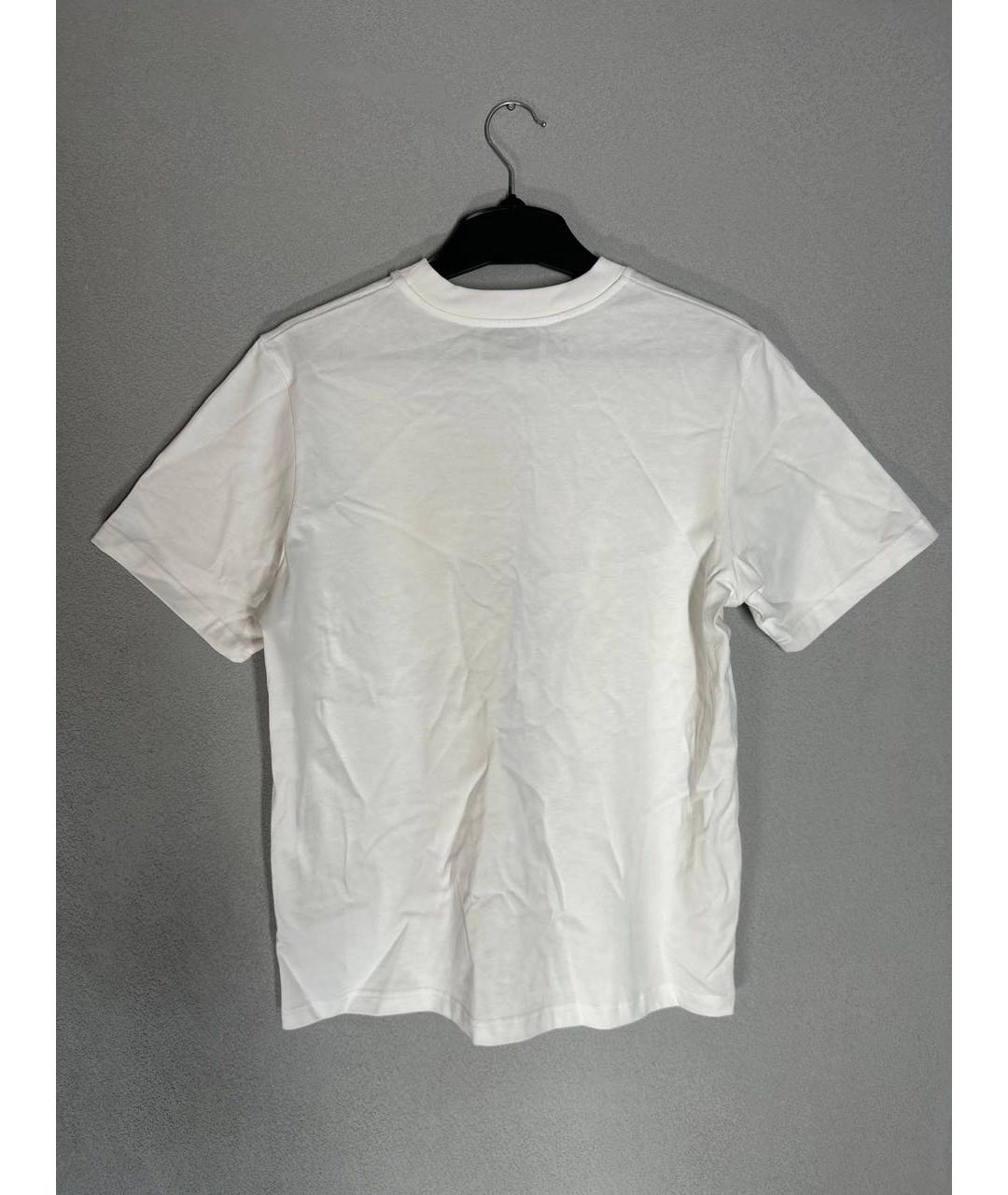 CASABLANCA Белая хлопковая футболка, фото 2