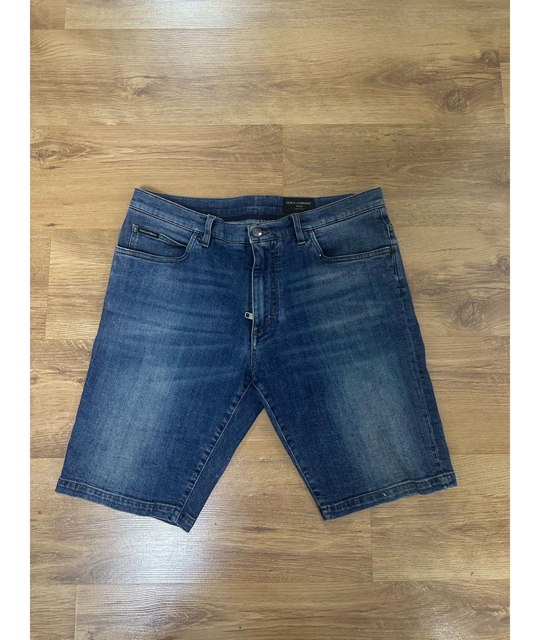 DOLCE&GABBANA Синие деним шорты, фото 8