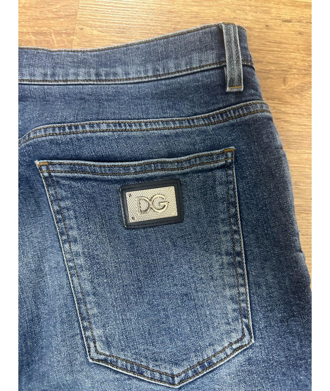 DOLCE&GABBANA Синие деним шорты, фото 6