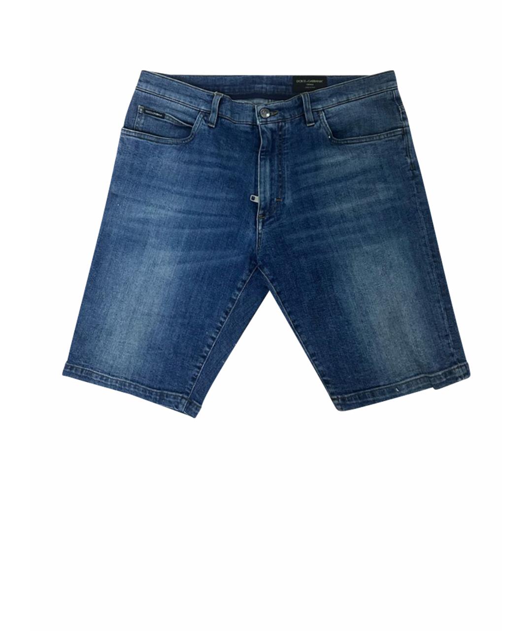 DOLCE&GABBANA Синие деним шорты, фото 1