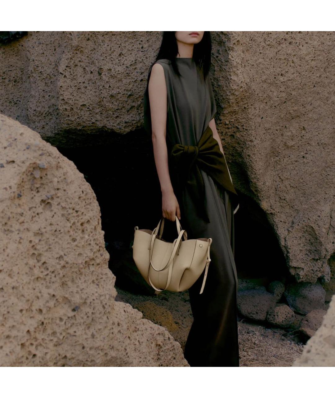 POLENE Кожаная сумка тоут, фото 3