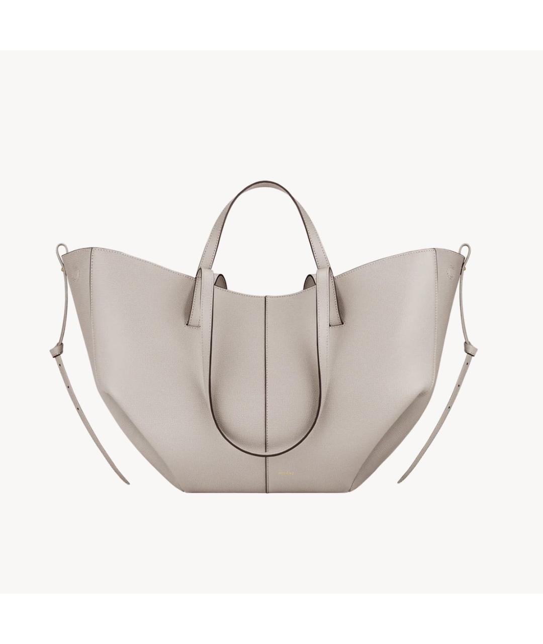 POLENE Кожаная сумка тоут, фото 4