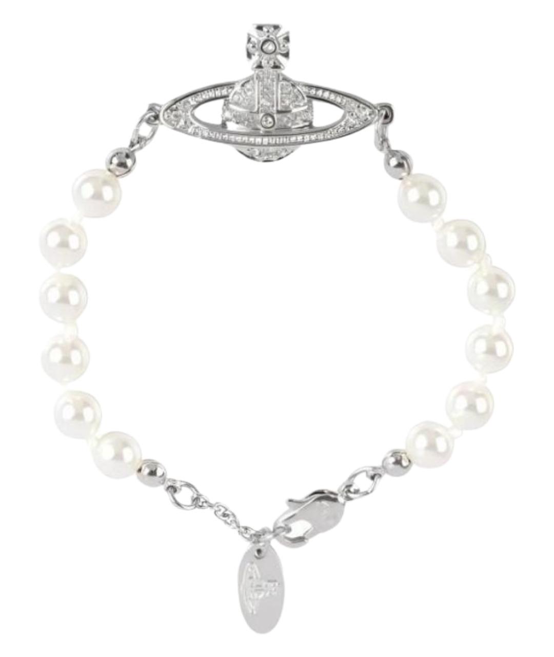 VIVIENNE WESTWOOD Серебрянный металлический браслет, фото 1