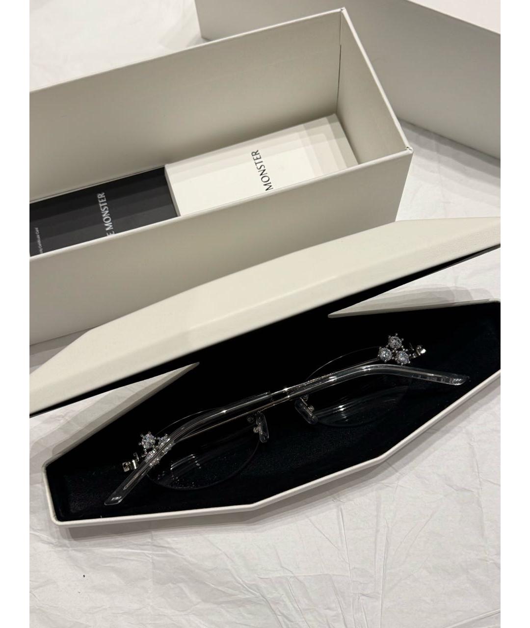 GENTLE MONSTER Серебряные металлические солнцезащитные очки, фото 7