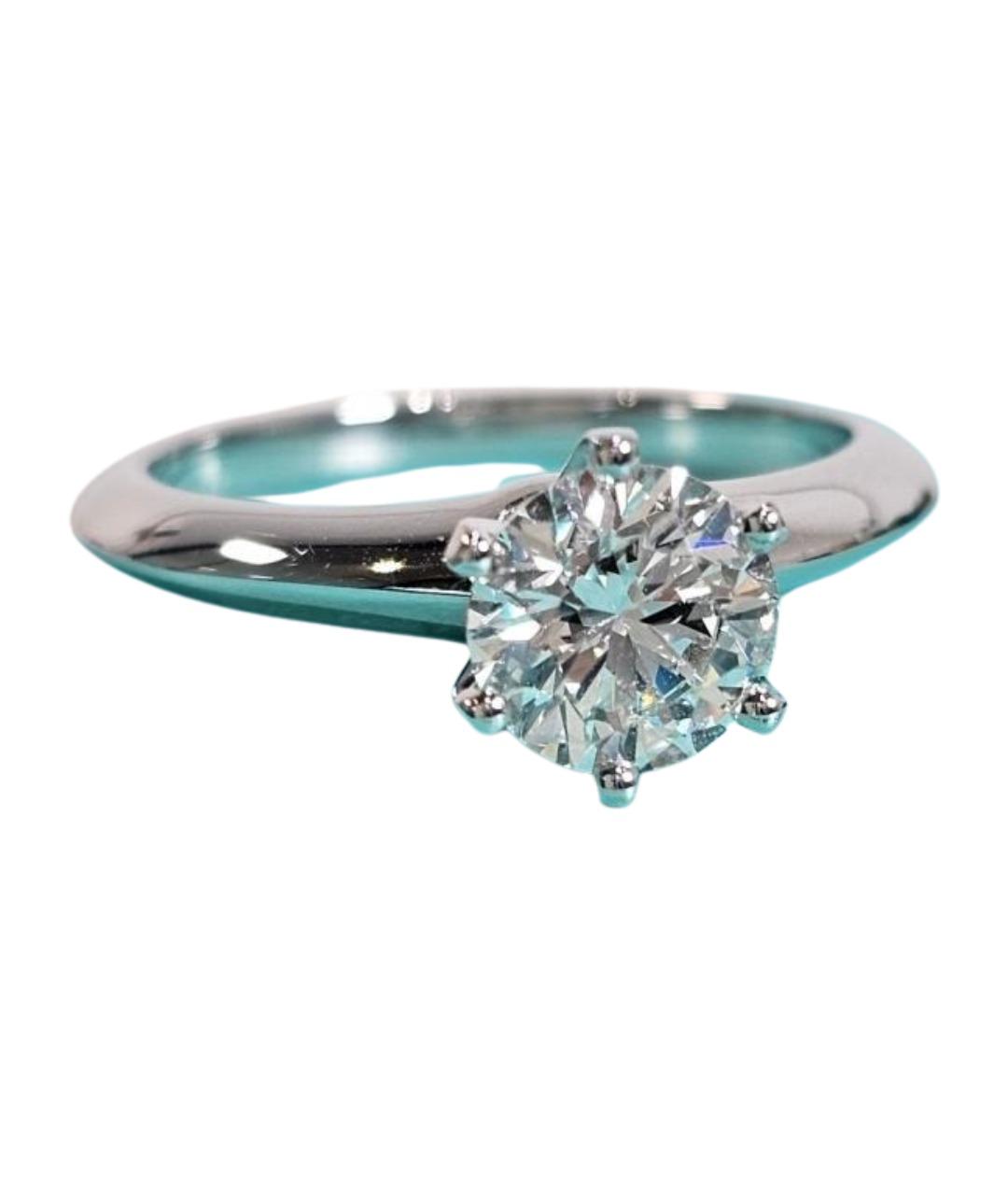 TIFFANY&CO Серебряное платиновое кольцо, фото 1