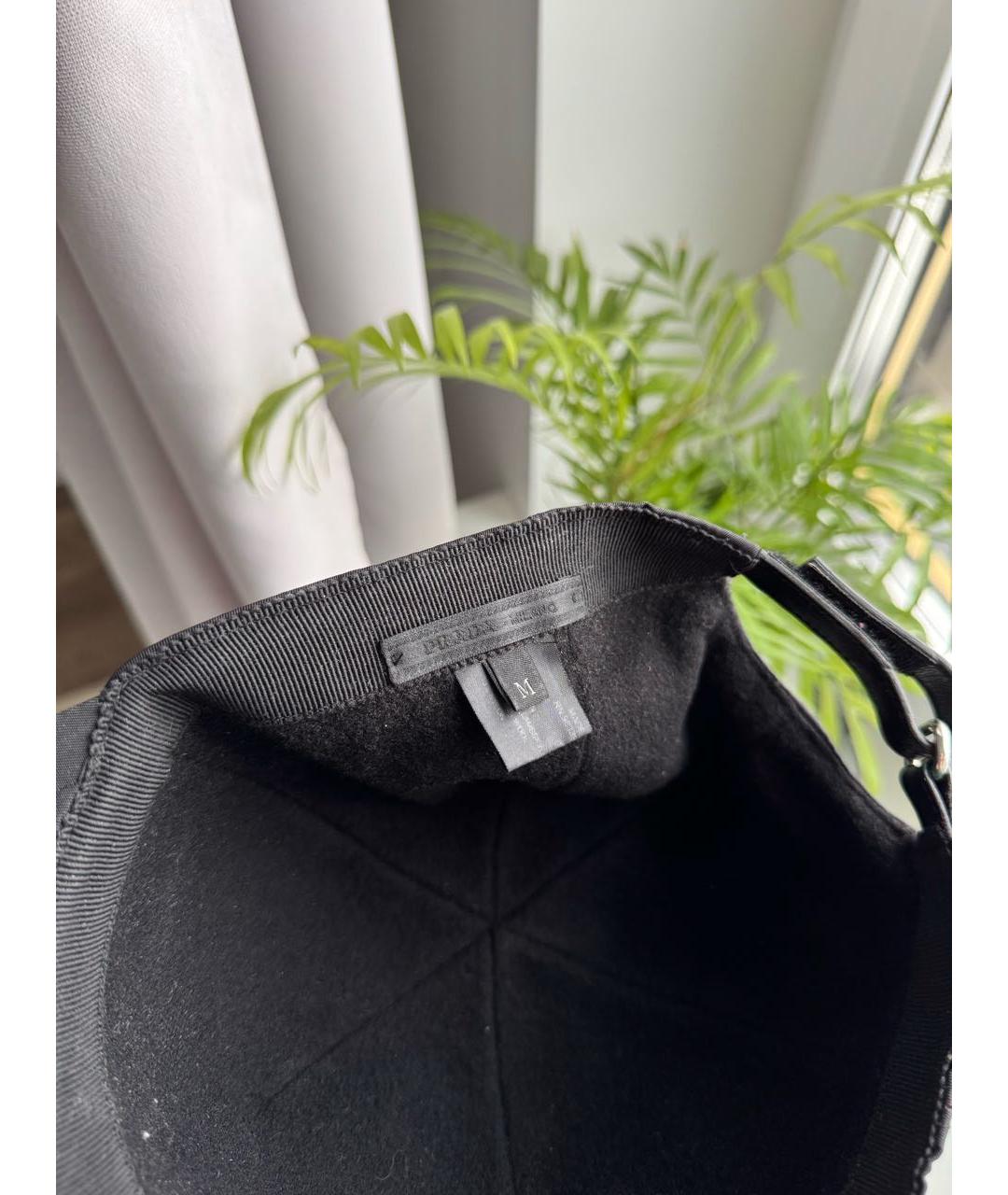 PRADA Черная кепка/бейсболка, фото 6