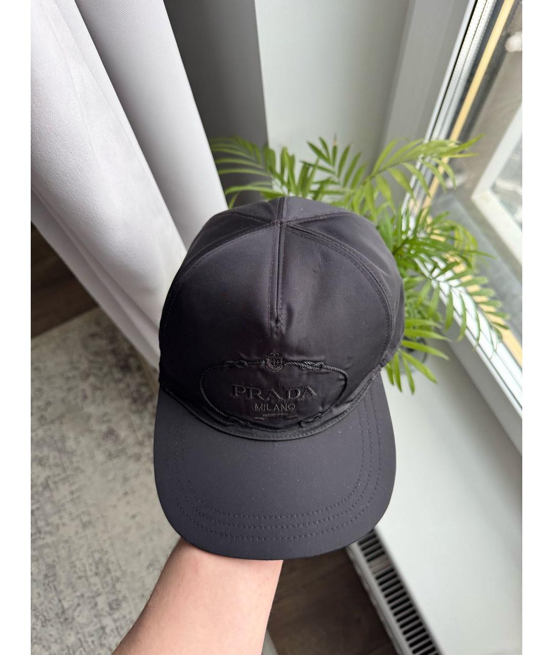 PRADA Черная кепка/бейсболка, фото 3