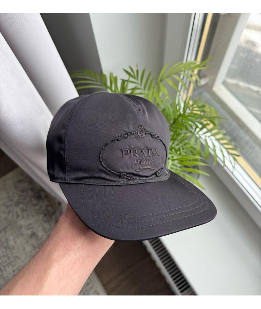 PRADA Черная кепка/бейсболка, фото 2