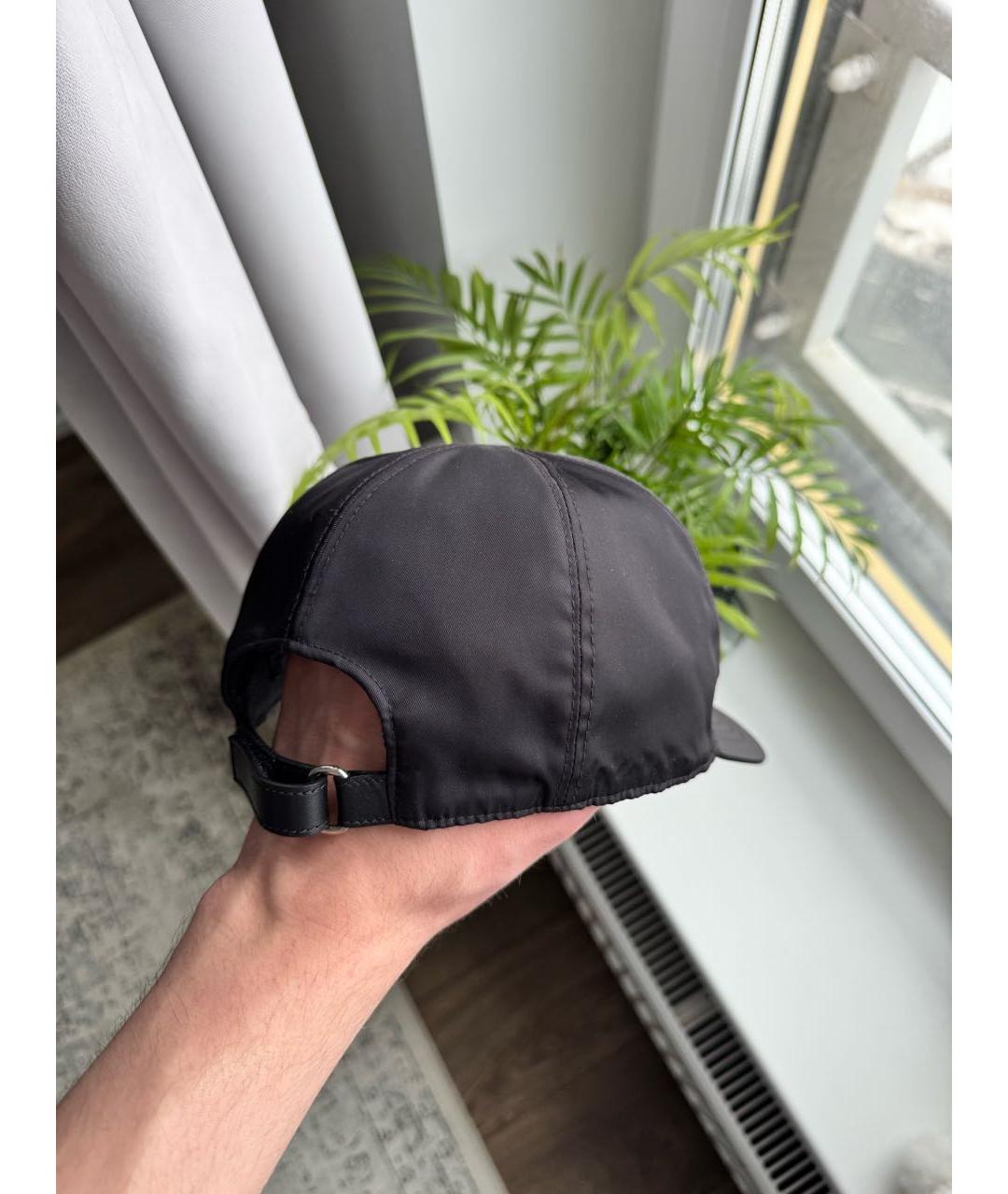 PRADA Черная кепка/бейсболка, фото 4
