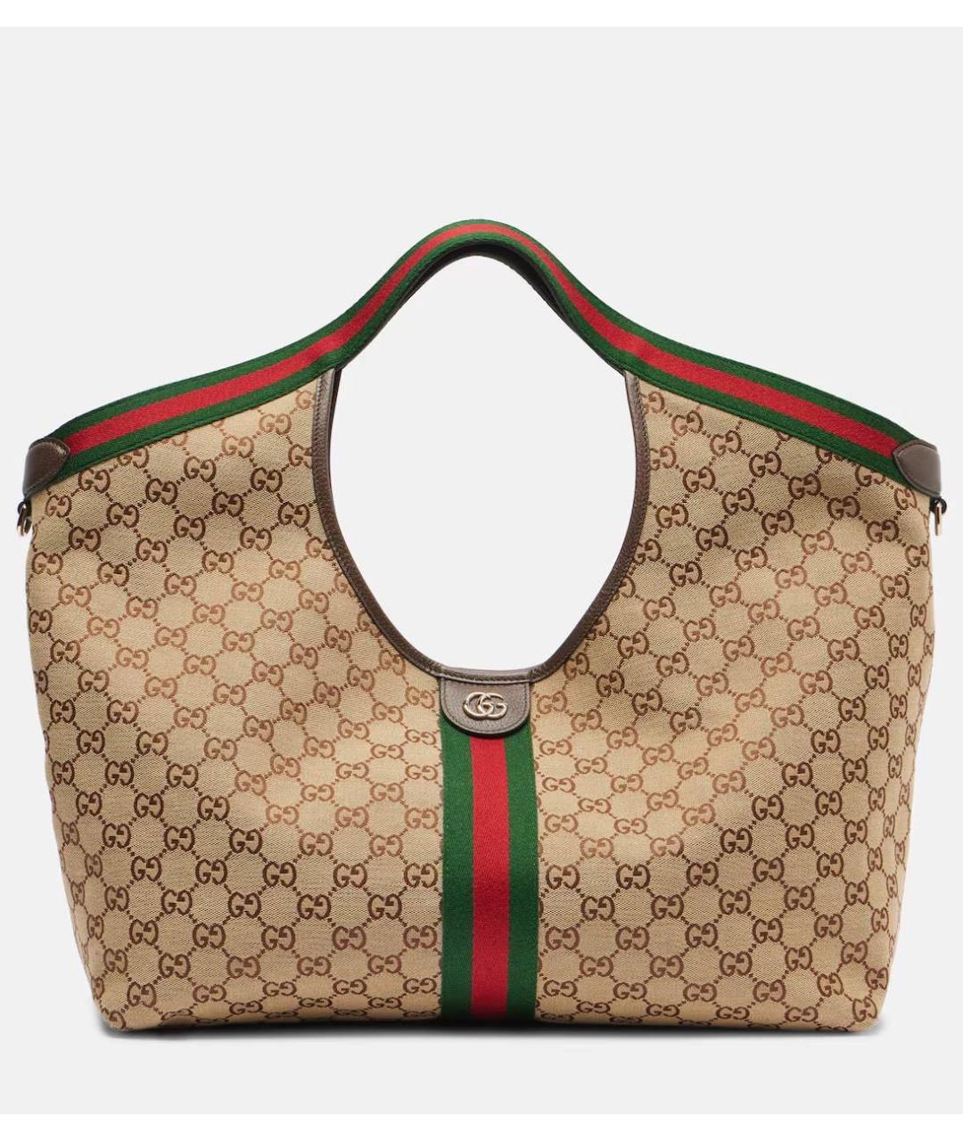GUCCI Бежевая сумка тоут, фото 5