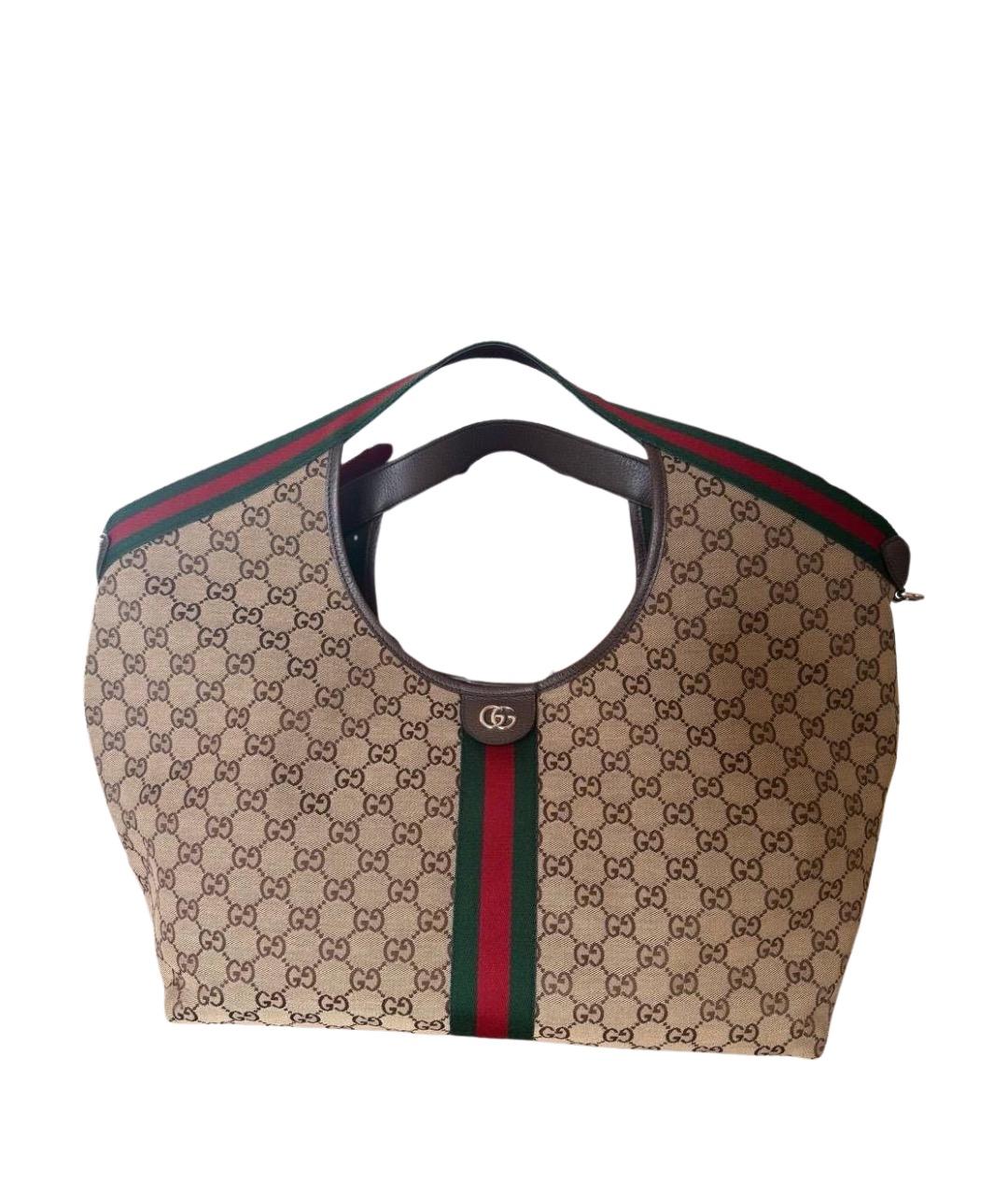 GUCCI Бежевая сумка тоут, фото 1