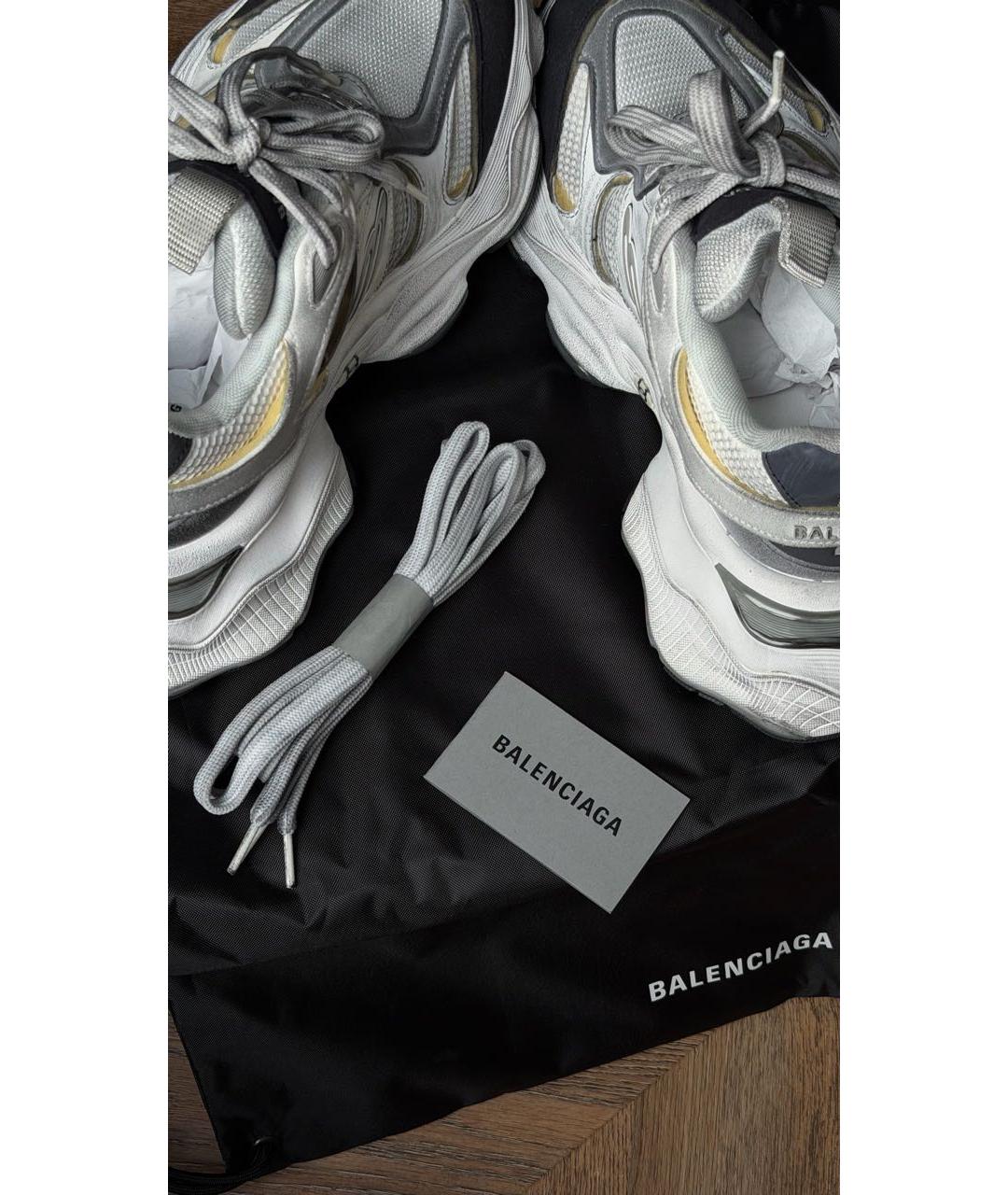 BALENCIAGA Серые текстильные кроссовки, фото 5