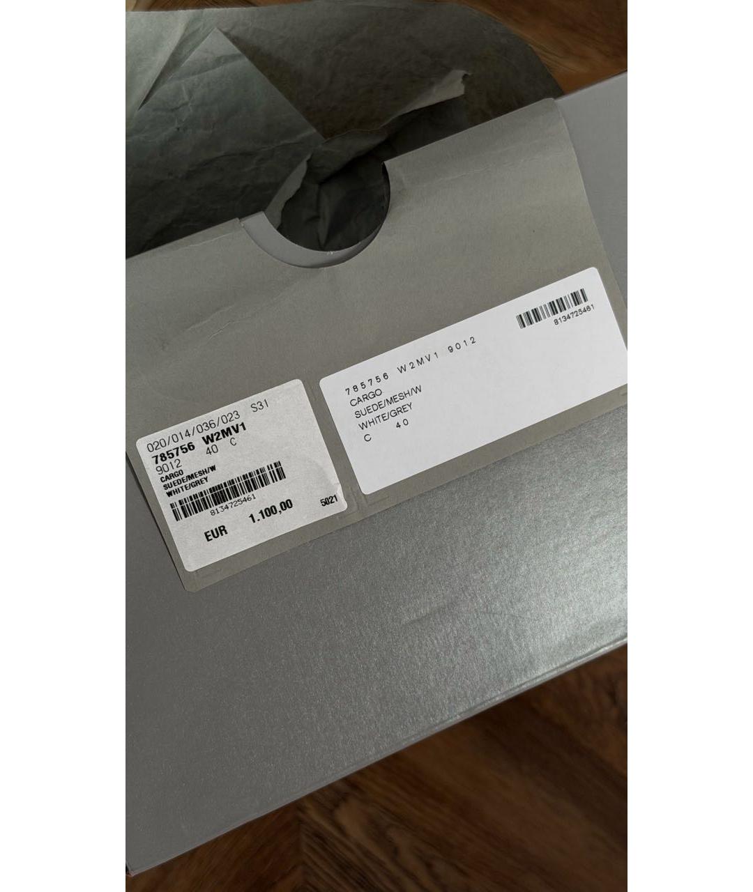 BALENCIAGA Серые текстильные кроссовки, фото 7