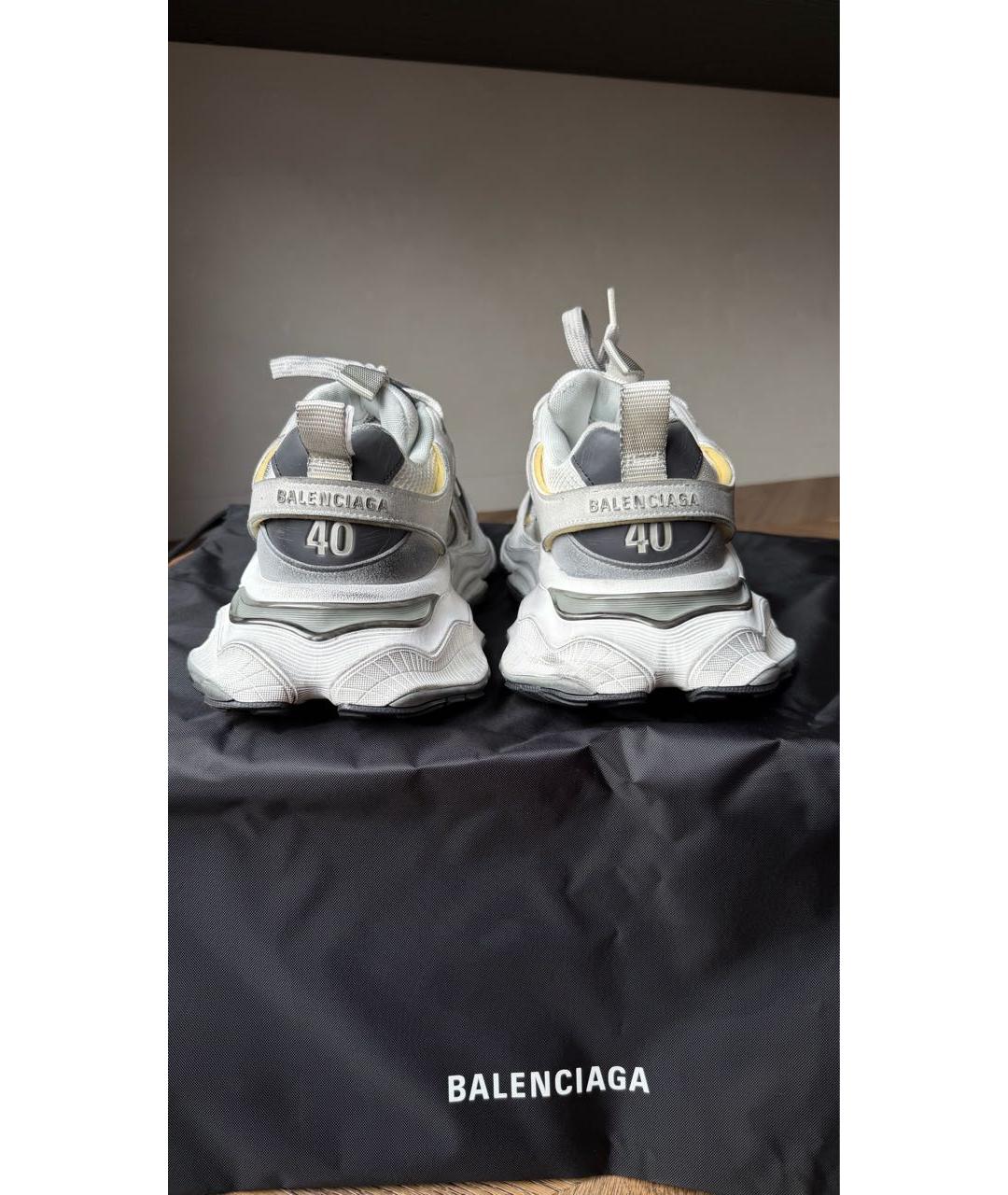 BALENCIAGA Серые текстильные кроссовки, фото 4