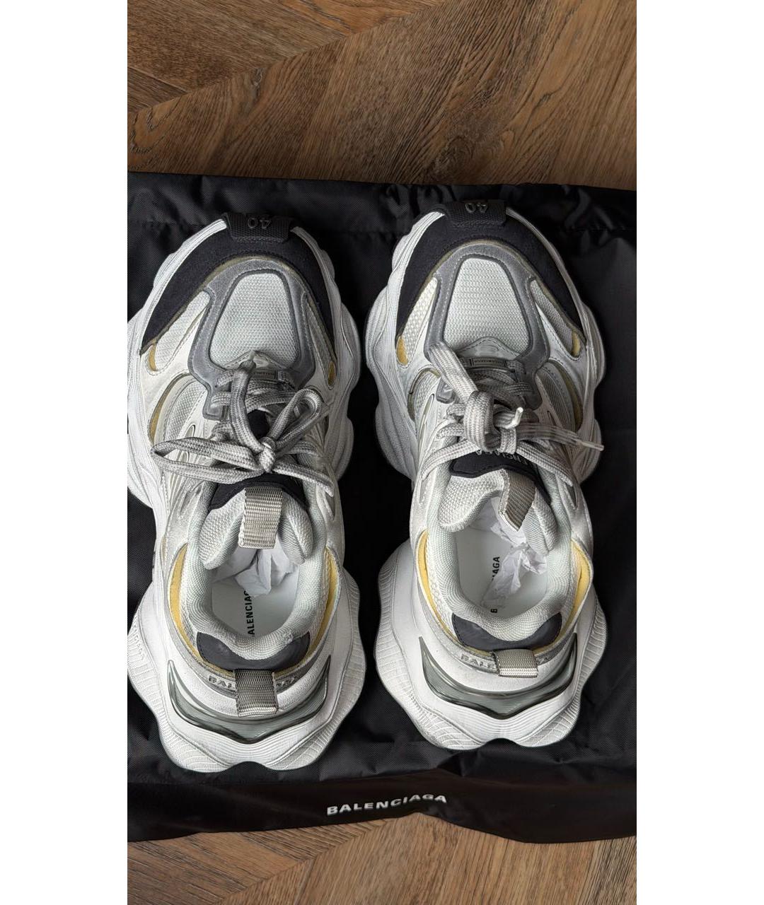 BALENCIAGA Серые текстильные кроссовки, фото 3
