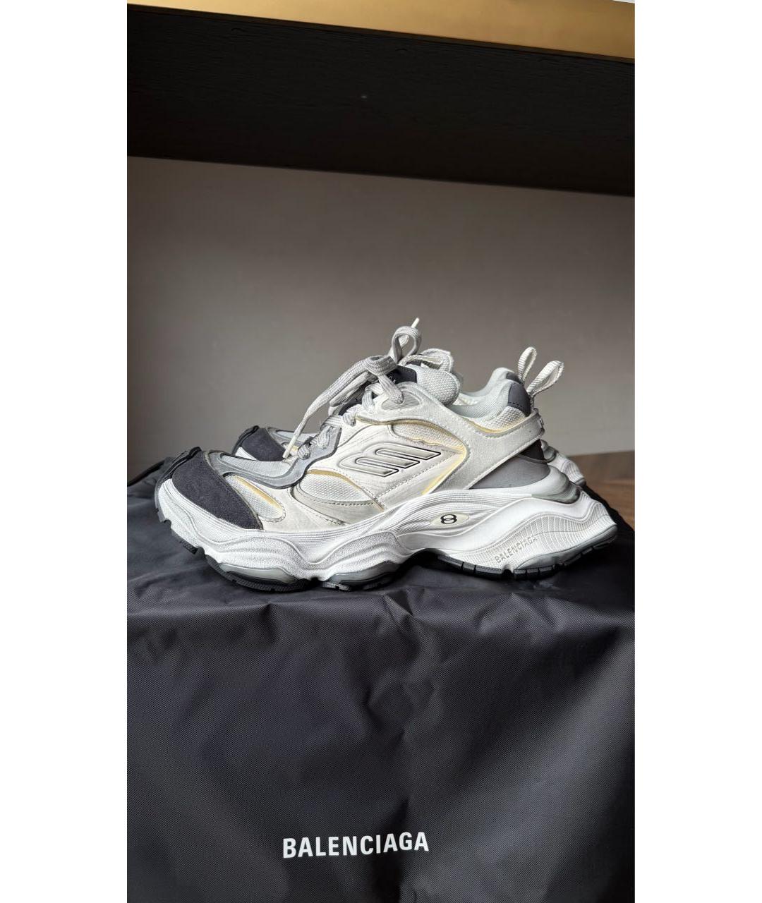 BALENCIAGA Серые текстильные кроссовки, фото 8