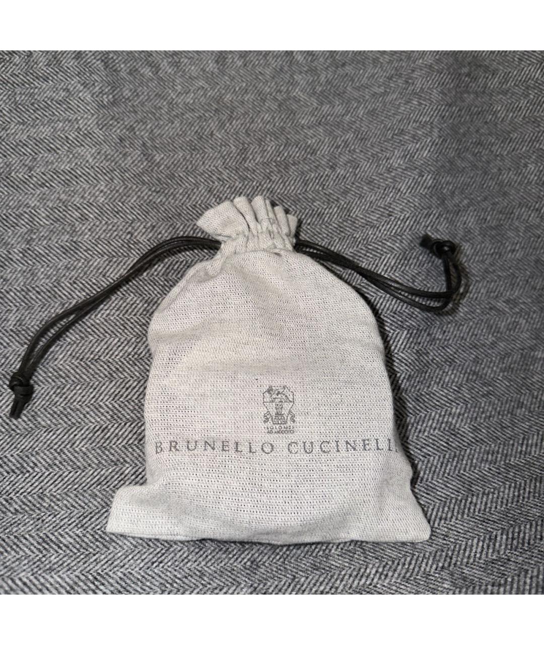 BRUNELLO CUCINELLI Бежевый кожаный ремень, фото 8