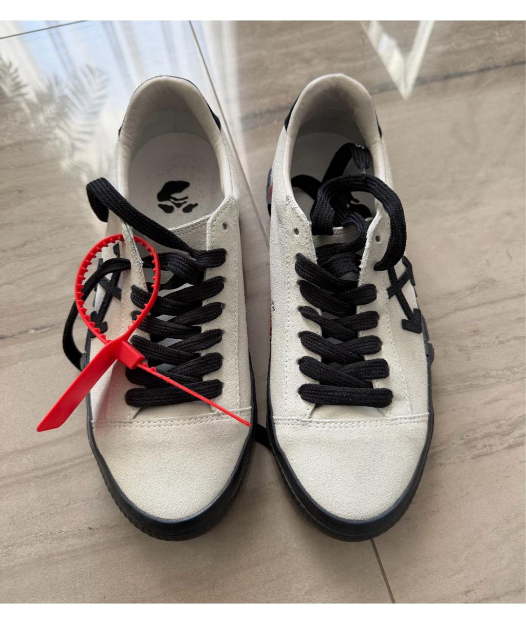 OFF-WHITE Серые замшевые кеды, фото 2