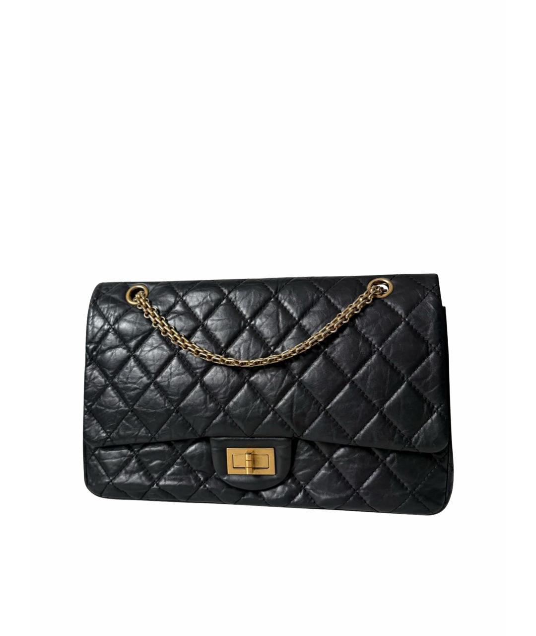 CHANEL Черная кожаная сумка через плечо, фото 1