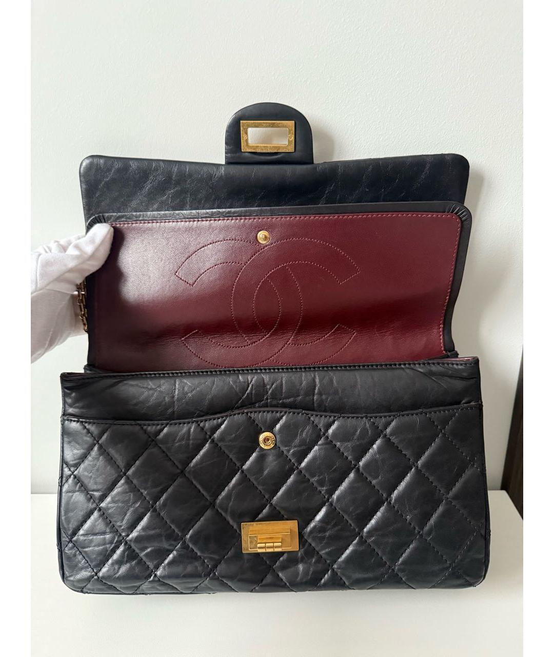 CHANEL Черная кожаная сумка через плечо, фото 6