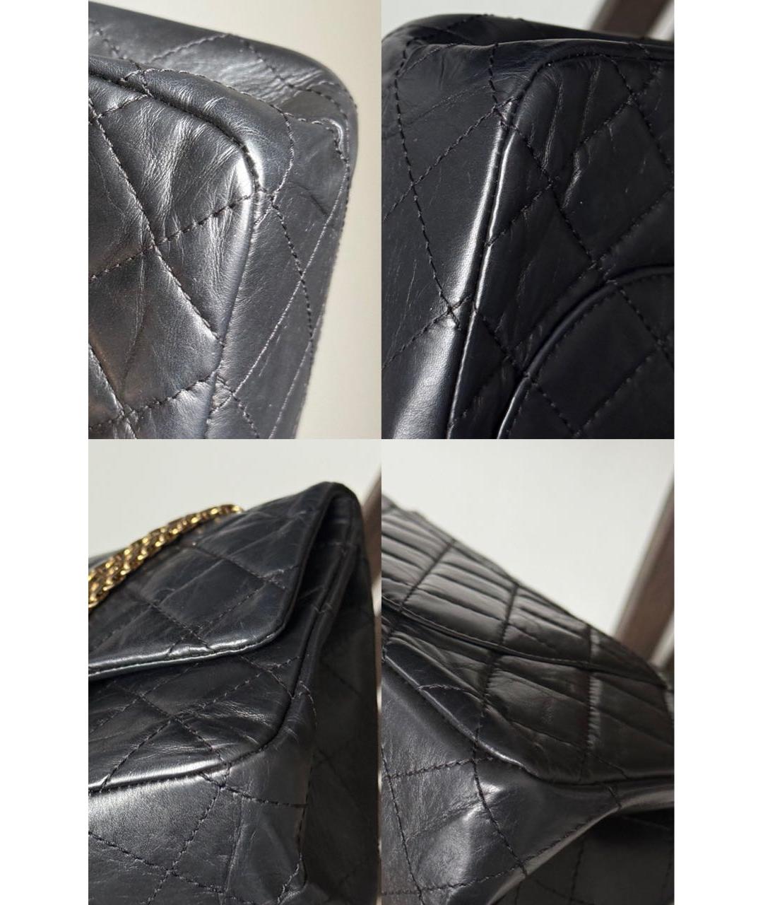 CHANEL Черная кожаная сумка через плечо, фото 7