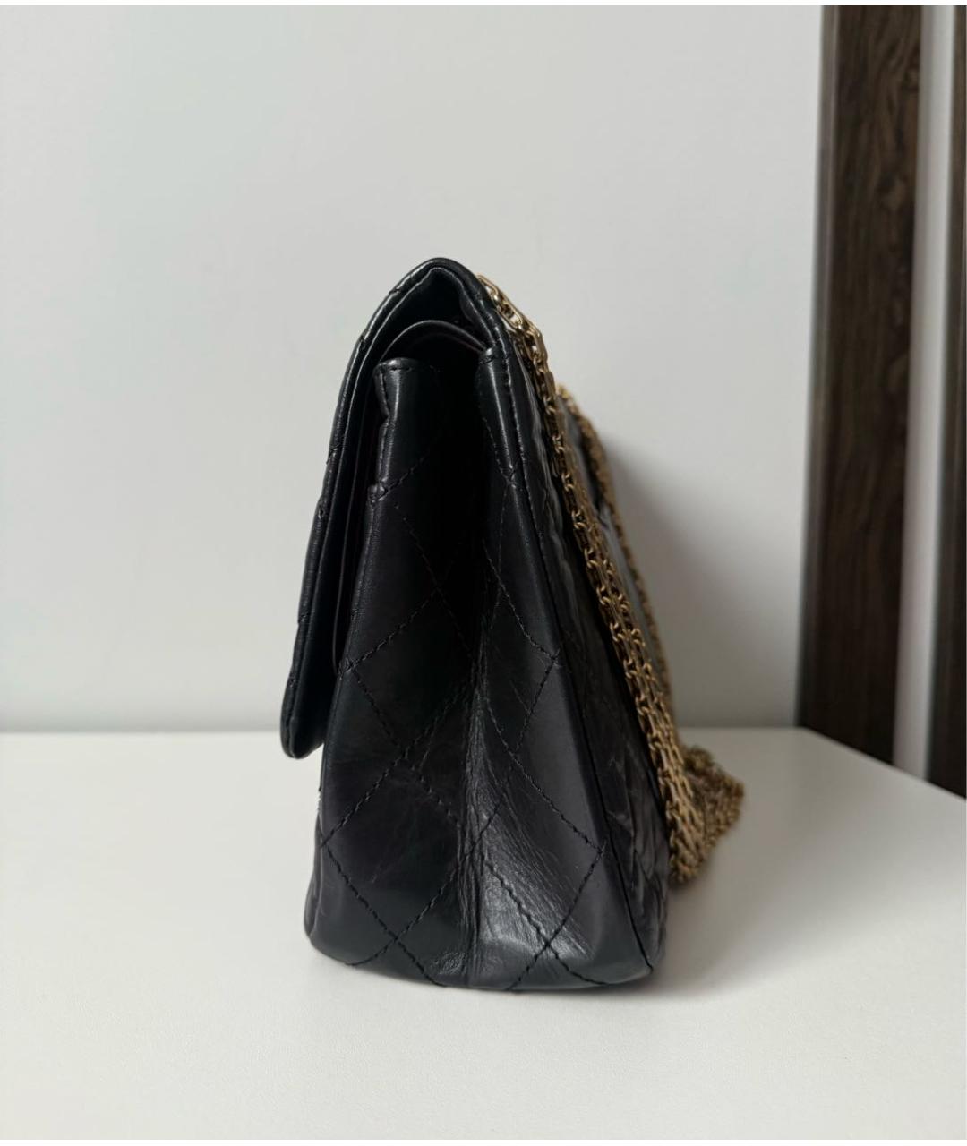 CHANEL Черная кожаная сумка через плечо, фото 4