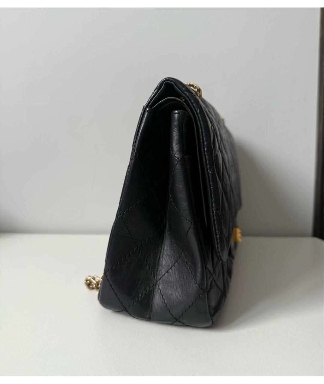 CHANEL Черная кожаная сумка через плечо, фото 5