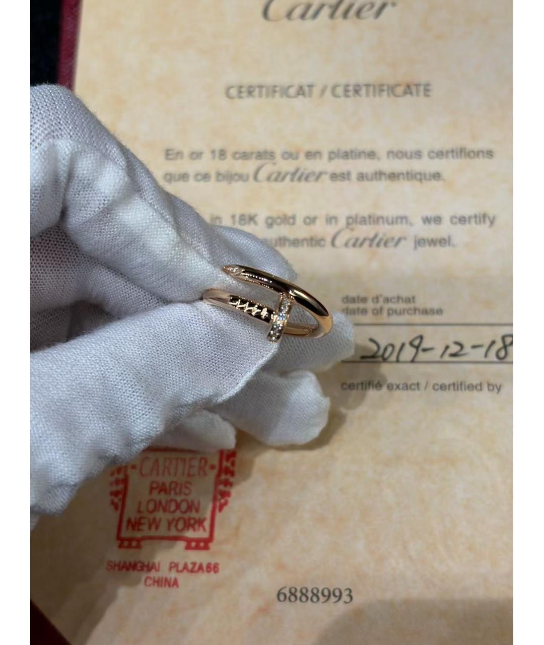 CARTIER Золотое кольцо из розового золота, фото 2