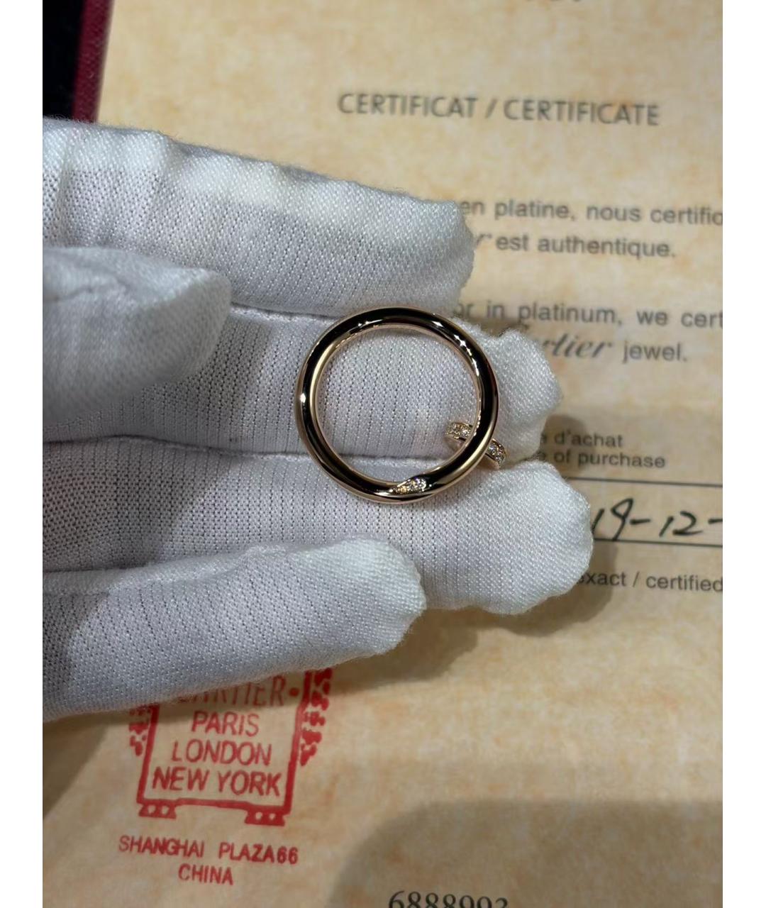 CARTIER Золотое кольцо из розового золота, фото 3