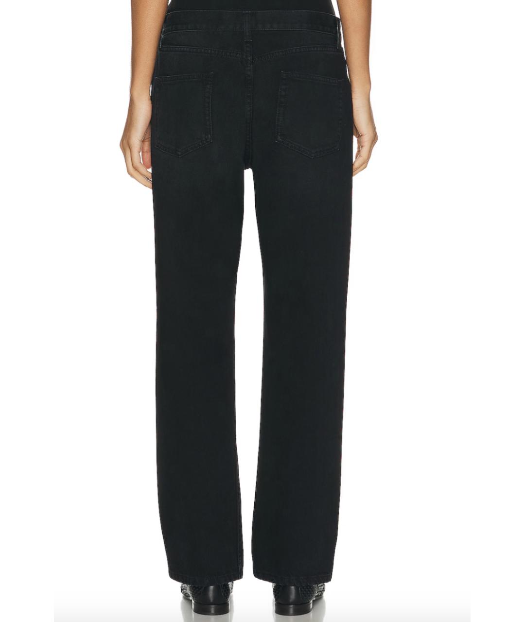 THE ROW Черные хлопковые прямые джинсы, фото 3